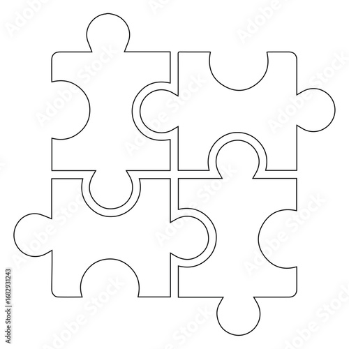 cute lovely gaming object and puzzles in vector art