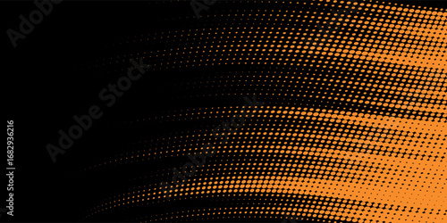 orange black brush Car sticker wrap pattern banner abstract sporty lines black orange color combination grunge brush modern pattern racing motorsport vector design.