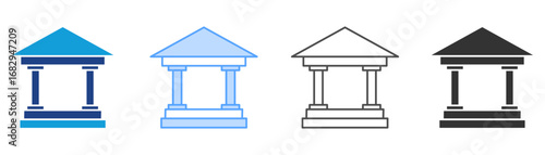 Governance Icon Set Multiple Style Collection