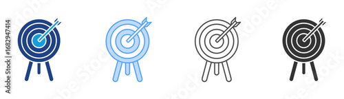 Objectivity Icon Set Multiple Style Collection