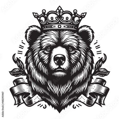 vector illustration of a bear