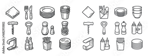 Picnic Snack Icons