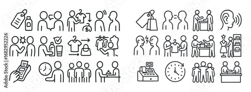 Store Consultant Skills Icons