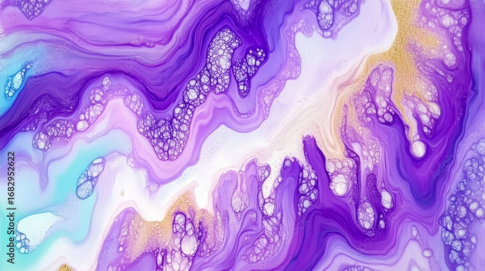 Obraz premium Luxurious Pastel Marbling Texture Wallpaper with Ethereal Beauty and Elegant Flowing Patterns