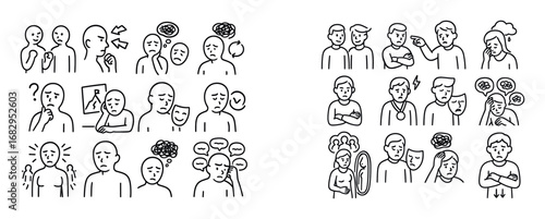Self-Acceptance Challenges Icons