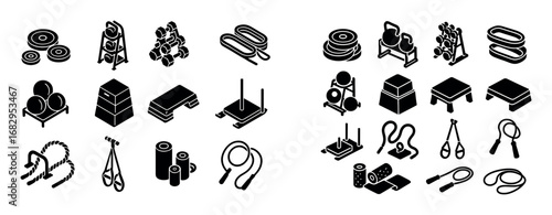 Isometric Exercise Icons