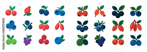 Wild Fruit Icon Set