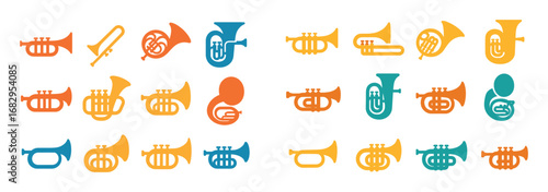 Brass Instrument Icons