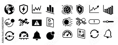 Geomagnetic Storm Icons