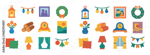 Family Fireside Icons