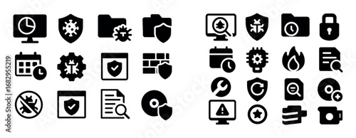 Digital Hygiene Icons
