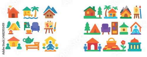 Colorful Icon Grid