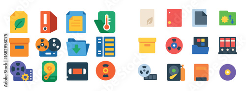 Archival Icons Grid