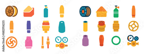 Welding Equipment Icons