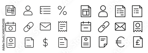 Freelancer Invoicing Icons