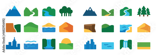 Scenic Icons Set