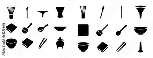 Tea Ceremony Utensil Icons
