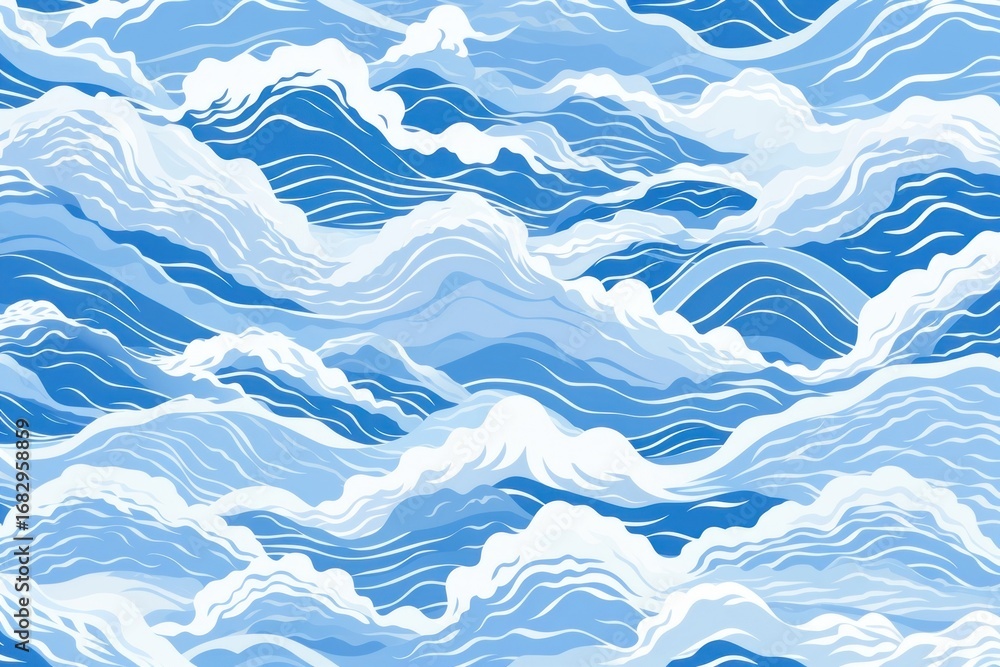 Obraz premium Sea wave pattern backgrounds outdoors.