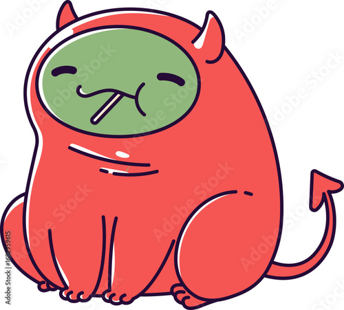 Frog in Halloween Costume