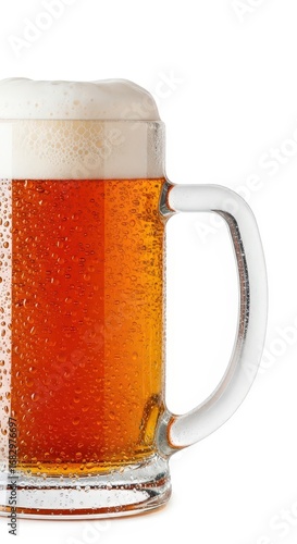 Wallpaper Mural Cold frosty beer mug with condensation isolated on white background Torontodigital.ca