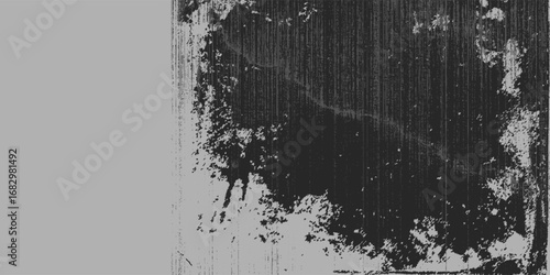 Black and white grunge. Distress overlay texture. Abstract surface dust and rough dirty wall background concept. Worn, torn, weathered effect best seller