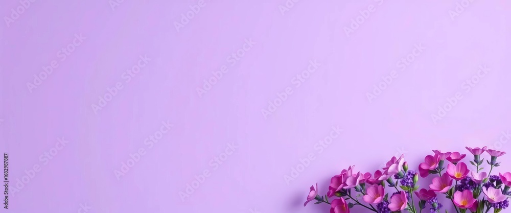 Fototapeta premium Subtle lavender-mauve gradient background, ideal for wellness branding, calm, mood