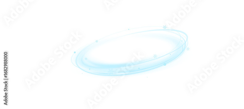 Cold winter air, snowflakes falling and a swirling effect. Christmas design PNG	