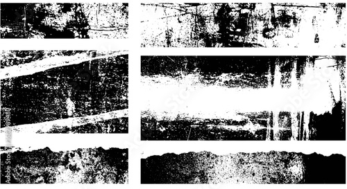 Grunge texture pack: distressed monochrome background collection