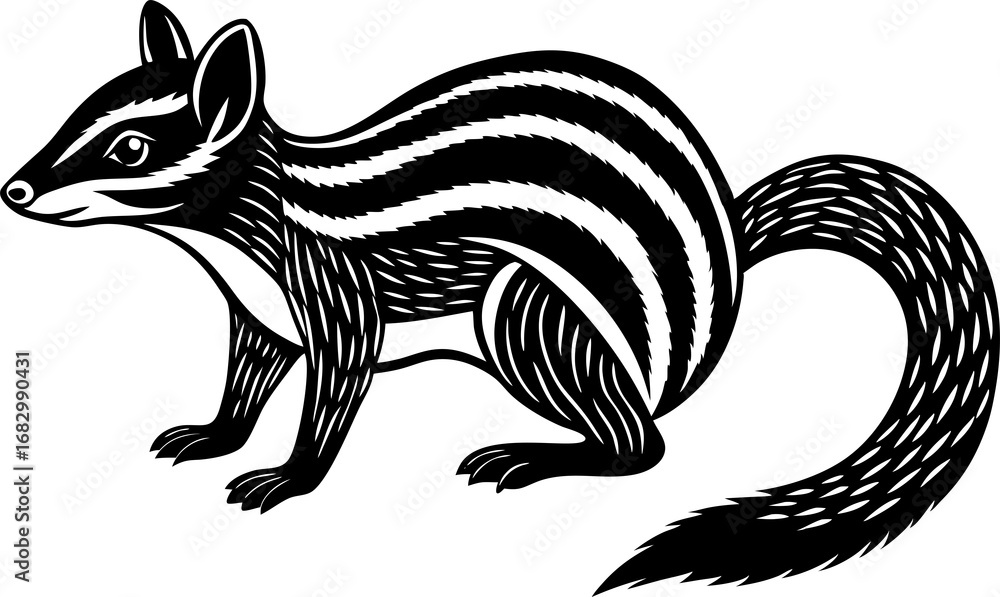Obraz premium squirrel on a vector art