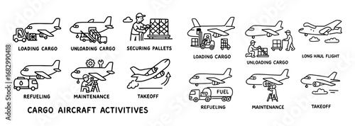 Cargo Aircraft Doodle