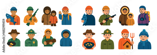 Alaskan Lifestyle Icon Set