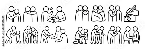 Tenderness Icon Set