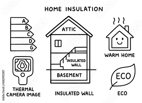 Home Insulation Doodles