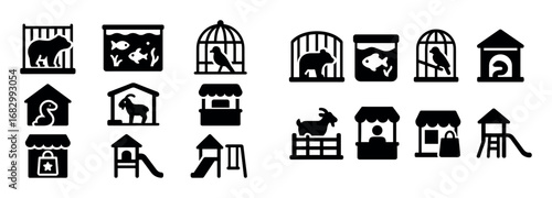 Zoo Icons Grid