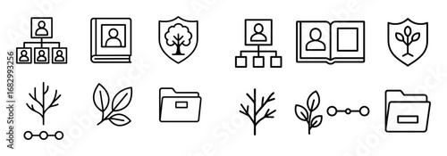 Family Tree Icons