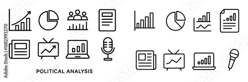 Minimalist Political Tools Icons