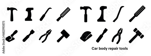 Car Repair Tool Icons