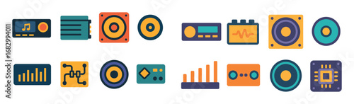 Car Audio Icons