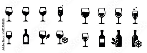 Wine Icon Grid