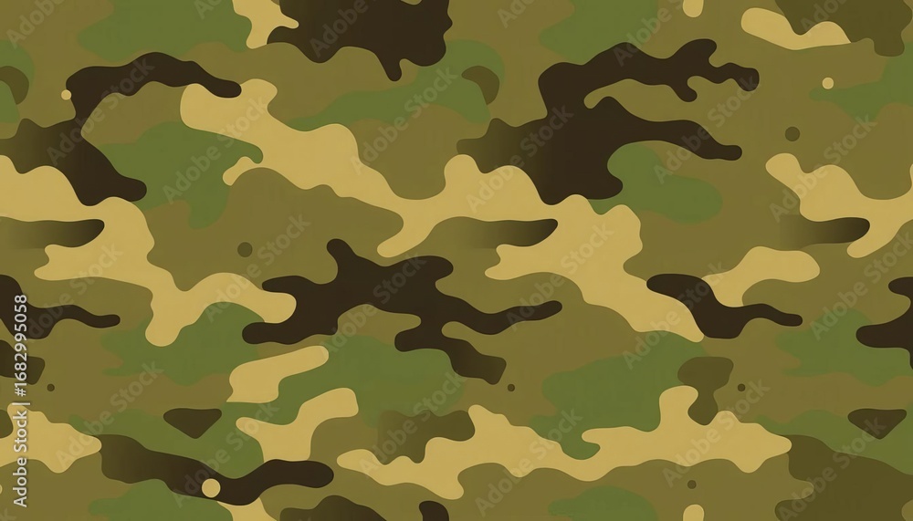 Seamless military camouflage pattern vector background, perfect for fabric print or digital design, vector, element