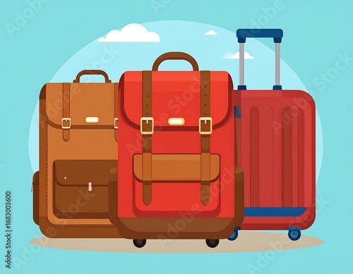 Travel bags in various styles