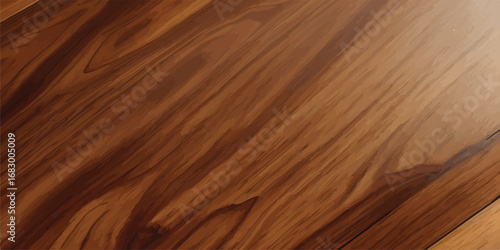 Golden glow glossy wooden surface with polished smooth texture and elegant natural grain background  