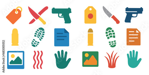 Crime Scene Icons
