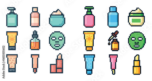 Skincare Icons Grid
