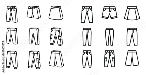 Wardrobe Bottoms Icons