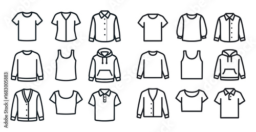 Minimal Wardrobe Icons