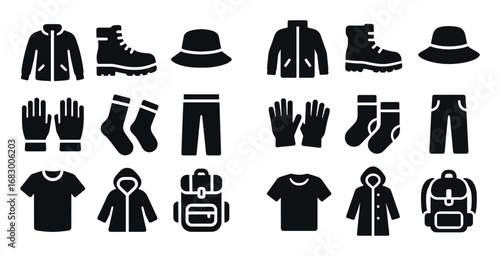 Camping Gear Icons
