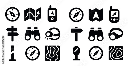 Camping Icons Set