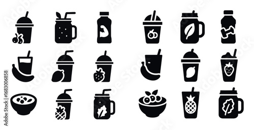 Smoothie Icon Set