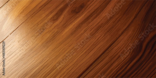 Golden brown polished wood texture with glossy finish and warm cozy natural grain pattern background  